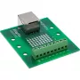 InLine 92505B RJ45 lizdo gnybtų blokas, tiesus, DIN bėgiui