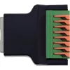 InLine 92505E RJ45 8P8C / gnybtų blokas, 8 kontaktų, juodas