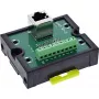 InLine 92505J RJ45 jungtis 8P8C / gnybtų blokas 9 kontaktų, juoda, žalia