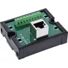 InLine 92505J RJ45 jungtis 8P8C / gnybtų blokas 9 kontaktų, juoda, žalia