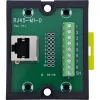 InLine 92505J RJ45 jungtis 8P8C / gnybtų blokas 9 kontaktų, juoda, žalia