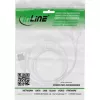 InLine 35121W USB laidas USB 2.0 1 m USB A 2 x USB C baltas