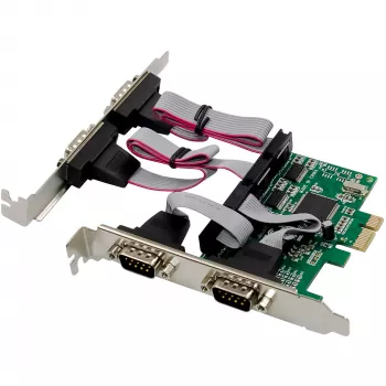 PCIe 4 prievadų RS-232 sąsajos adapteris InLine 76619E