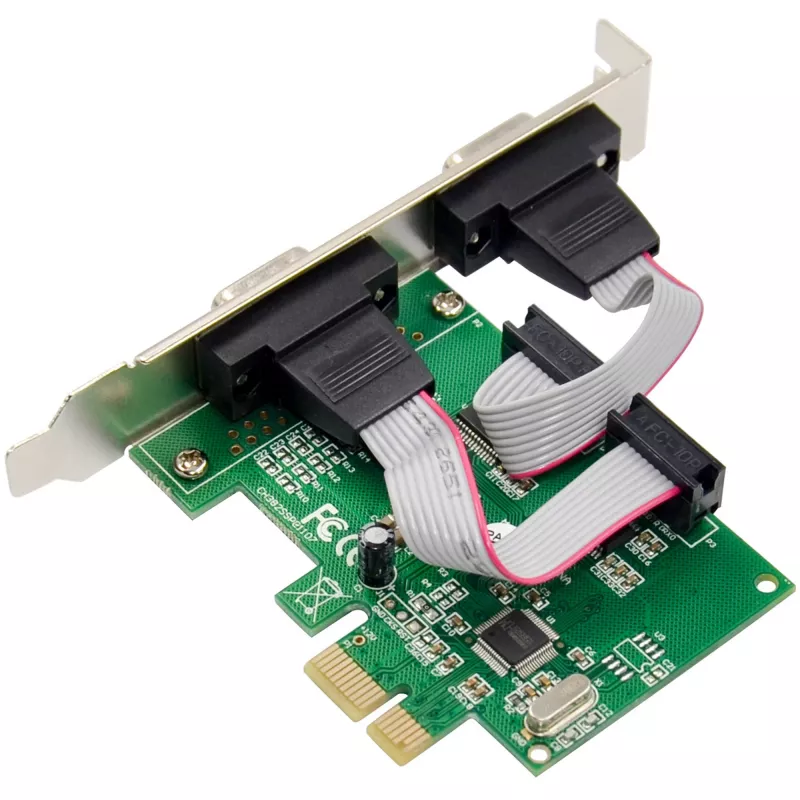 InLine 76619F PCIe 2 prievadų RS-232 sąsajos adapteris