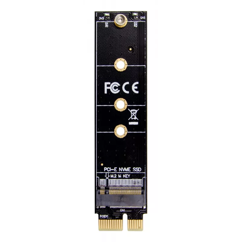 InLine 76619H PCIe x1 į M.2 Key M adapterio plokštė NVMe SSD