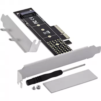 InLine 76619I – PCIe x4 adapterio kortelė M.2 NVMe SSD