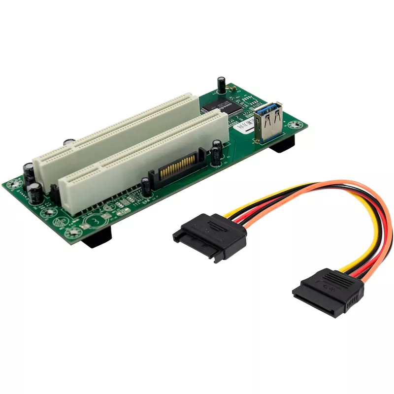 InLine 76619K PCIe x1 į 2x PCI 32 bitų sąsajos plokštė