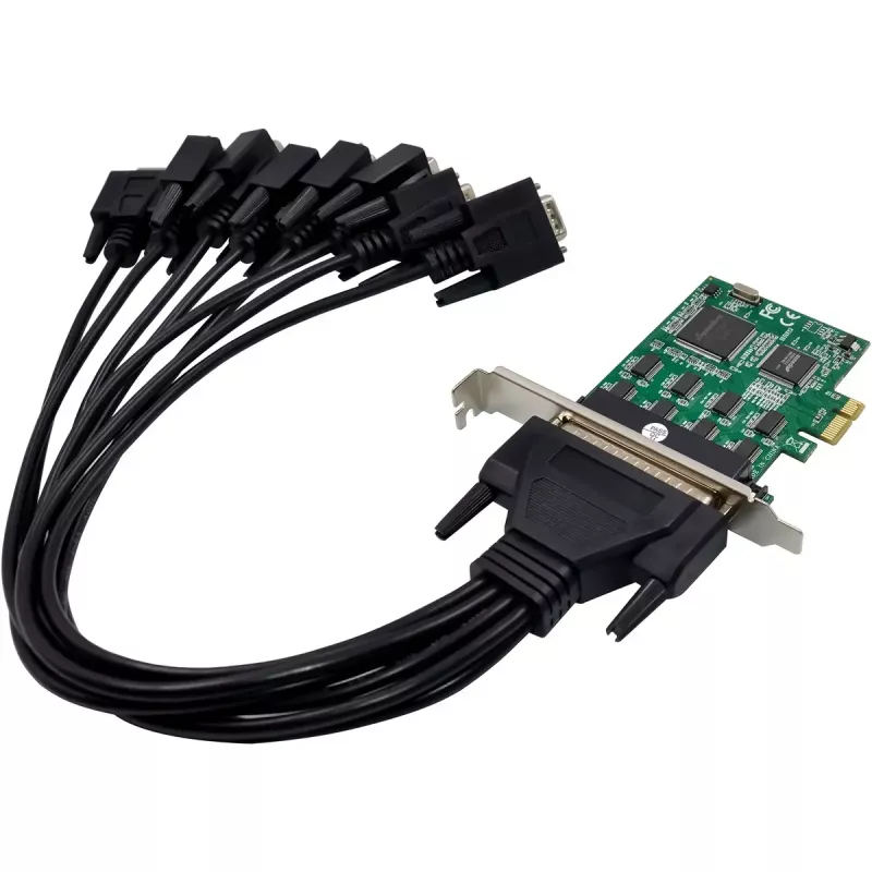 InLine 76660Z 8 prievadų RS-232 PCIe nuoseklioji kortelė