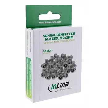 Tvirtinimo rinkinys InLine 77783A – M.2 SSD varžtų komplektas