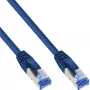 InLine B-76807B tinklo jungiamasis laidas Cat6a S/FTP (S-STP) 7,5 m, RJ-45 – RJ-45, mėlynas