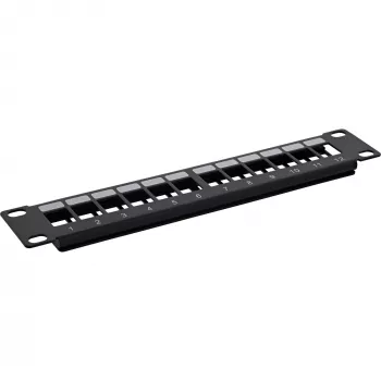 InLine 10112A 10 inch aklinis skydelis su 12 keystone lizdų