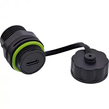 USB-C mova jungtis InLine 69927N, IP68, M20, moteriška/moteriška