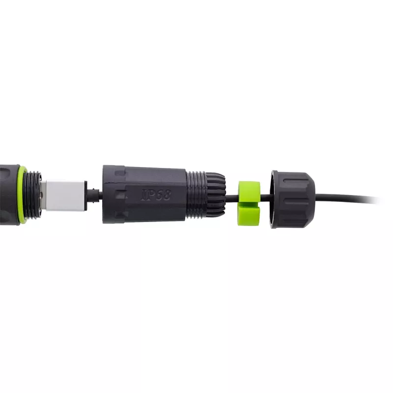 USB lizdų adapteris InLine 69927Q – USB-A mova su IP68 apsauga