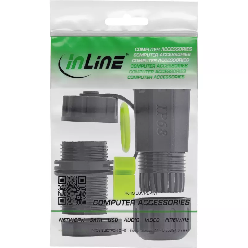 USB lizdų adapteris InLine 69927Q – USB-A mova su IP68 apsauga