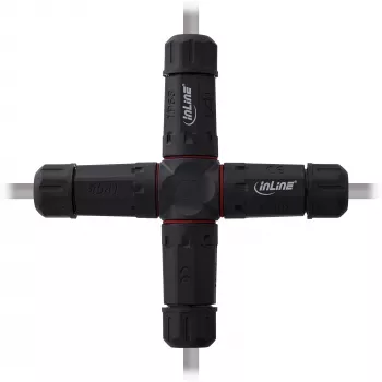 Maitinimo kištukinis adapteris InLine 69927V – keturpusis skirstytuvas tarptautiniams lizdams