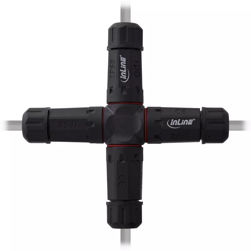 Maitinimo kištukinis adapteris InLine 69927V – keturpusis skirstytuvas tarptautiniams lizdams