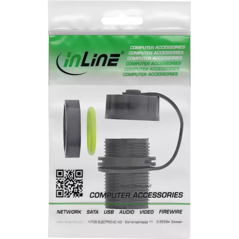 InLine 69927J – lyties keitiklis RJ45 IP68 Cat.6A