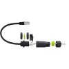 InLine 69927K — lyties keitiklis RJ45 su integruotu 20 cm laidu, Cat.6A, IP68, M20