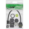 InLine 69927K — lyties keitiklis RJ45 su integruotu 20 cm laidu, Cat.6A, IP68, M20