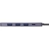 InLine 33271A USB 3.2 Gen 1 tipo C sąsajos stotelė, 5000 Mbit/s, pilka