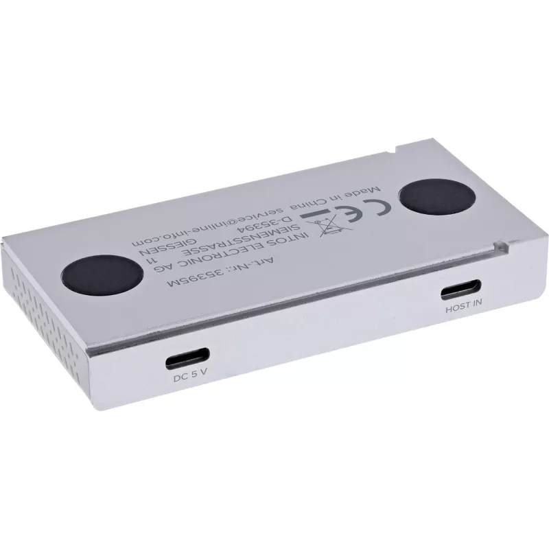 InLine 35395M sąsajos centras USB 3.2 Gen 2 (3.1 Gen 2) Type-C 10000 Mbit/s sidabrinis