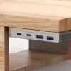 InLine 35395M sąsajos centras USB 3.2 Gen 2 (3.1 Gen 2) Type-C 10000 Mbit/s sidabrinis