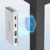 InLine 35395M sąsajos centras USB 3.2 Gen 2 (3.1 Gen 2) Type-C 10000 Mbit/s sidabrinis
