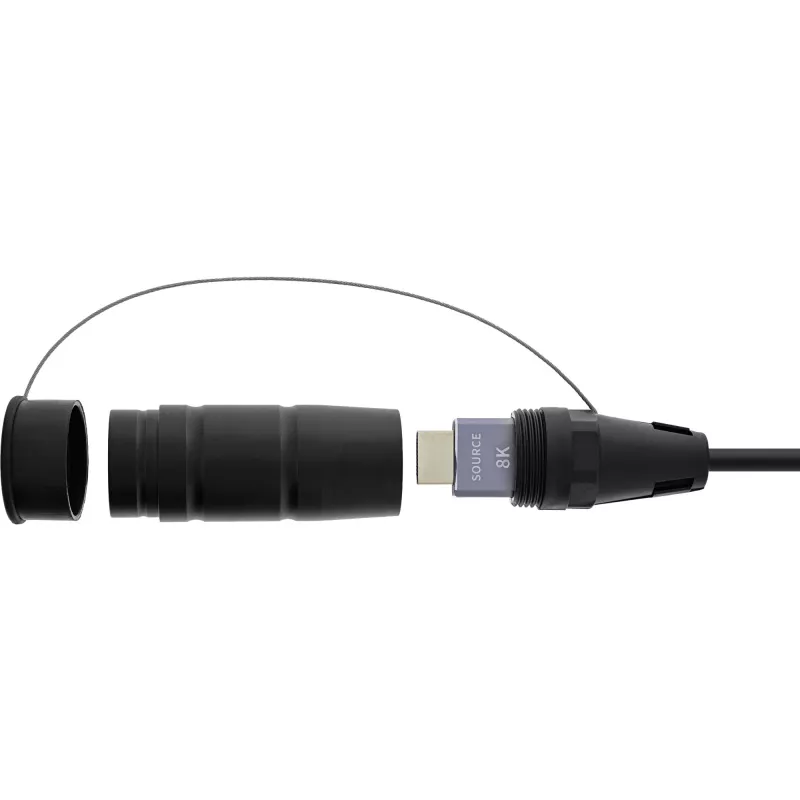 InLine 17990T HDMI laidas 90 m HDMI A tipo (standartinis) Juoda