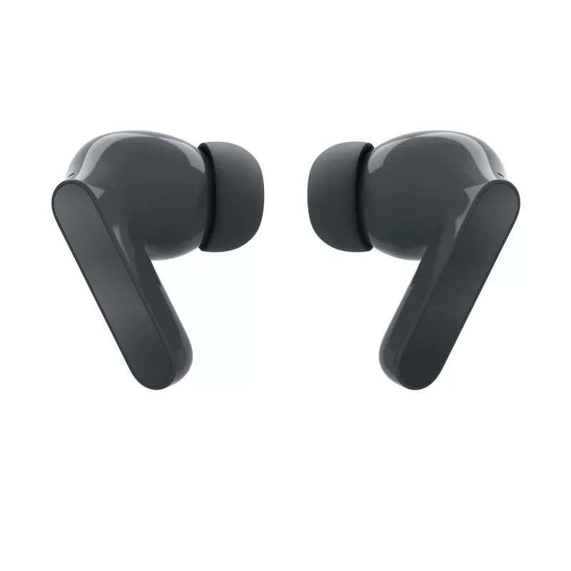 Ausinės MOTOROLA Moto Buds Bass TWS belaidės į ausį skirtos pokalbiams ir muzikai, juodos, 51 g
