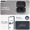 Ausinės MOTOROLA Moto Buds Bass TWS belaidės į ausį skirtos pokalbiams ir muzikai, juodos, 51 g