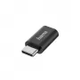 Adapteris lyties keitiklis Hama 00200310 Micro USB į USB-C juodas