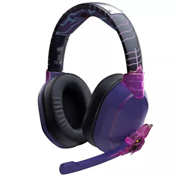 Lexip Sasuke „Revenge“ Naruto Shippuden ausinės – Bluetooth, su nuimamu mikrofonu – belaidės PC, Nintendo Switch, Android, iOS ir planšetei – laidinės PS4, PS5 ir Xbox
