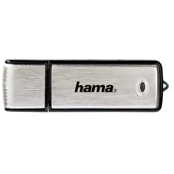 Hama Fancy 128GB USB 2.0 atmintukas USB Type-A juodas, sidabrinis