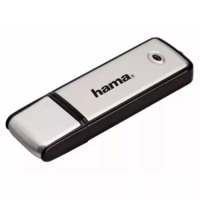 Hama Fancy 128GB USB 2.0 atmintukas USB Type-A juodas, sidabrinis