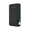 iStorage diskAshur2 256 bit 1 TB USB 3.2 šifruotas kietojo kūno diskas - juodas IS-DA2-256-SSD-1TB-B