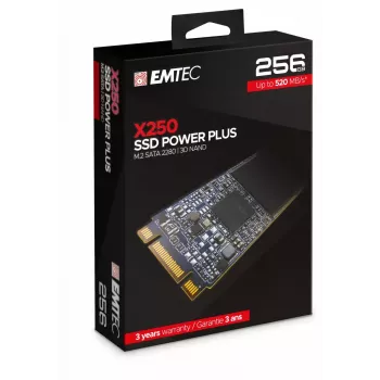 SSD diskas Emtec 256 GB M.2 Serial ATA III 3D NAND X250