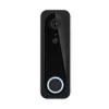 Vaizdo skambutis TRUST DOORCAM-3000, 3 MP, Wi‑Fi 2,4 GHz, MicroSD iki 256 GB, baterija/USB, juoda/balta