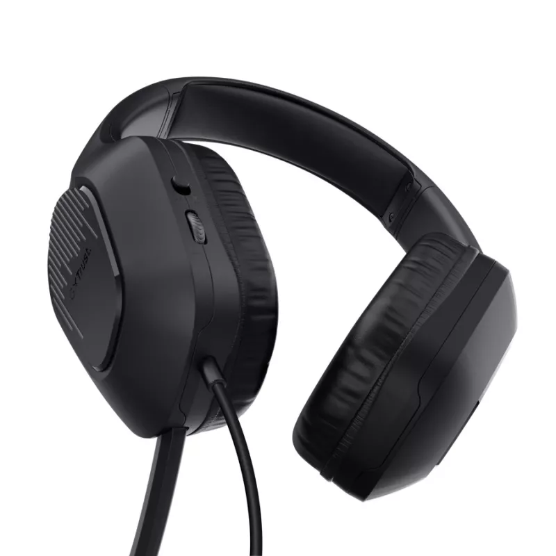 Trust GXT 417 Zirox ausinės, laidinės, antgalvinės, žaidimams, juodos