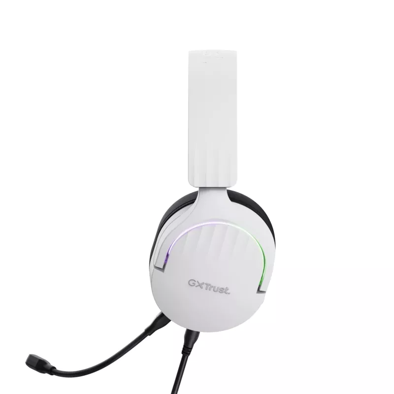 Trust GXT 490 FAYZO ausinės su mikrofonu, laidinės, USB-A, juodos/baltos