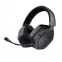 Trust GXT 493 Carus ausinės laidinės ir belaidės, antgalvinės, žaidimams, USB Type-C / USB Type-A, Bluetooth, juodos