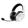 Trust GXT 493W Carus ausinės su mikrofonu, belaidės ir laidinės, 50 mm, 20–20 000 Hz, USB-C / USB-A, Bluetooth, baltos