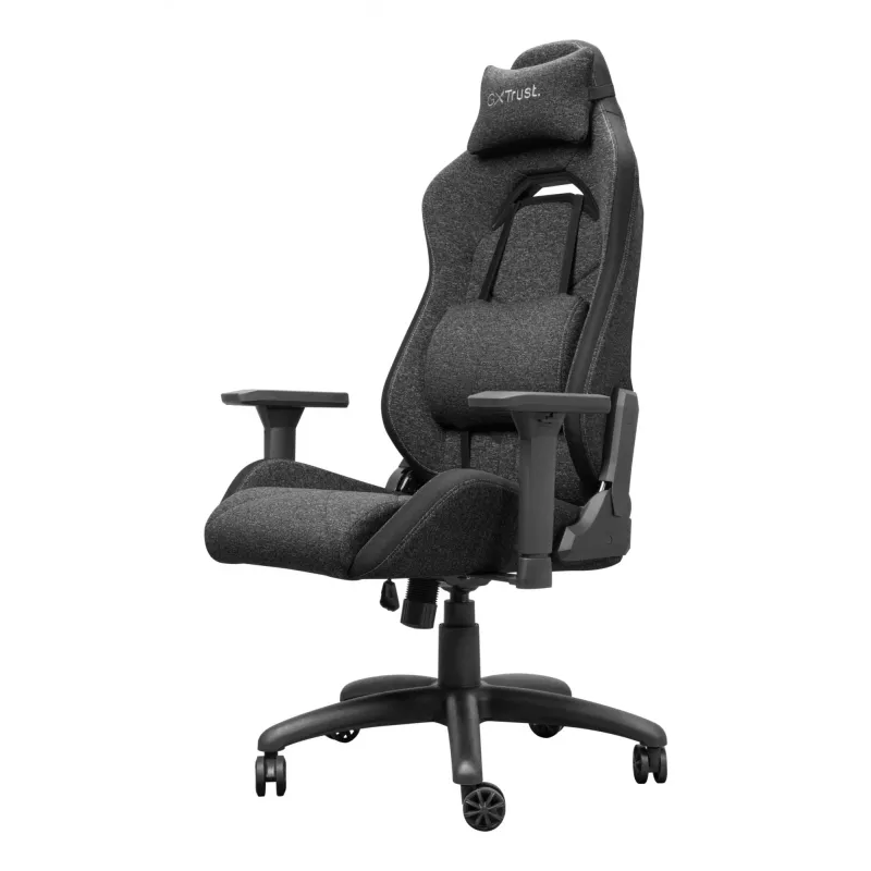 Universali žaidimų kėdė TRUST GXT 723 – paminkštinta sėdynė, max 150 kg, 710×750 mm, aukštis iki 134 cm, pilka
