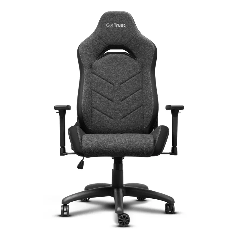 Universali žaidimų kėdė TRUST GXT 723 – paminkštinta sėdynė, max 150 kg, 710×750 mm, aukštis iki 134 cm, pilka