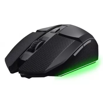 Žaidimų pelė TRUST GXT 122 Felox+ – dešinė ranka, optinė, RF Wireless + Bluetooth, 10000 DPI, 7 mygtukai, kelių spalvų LED, juoda