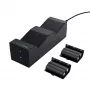 Trust GXT 250 Dvigubo įkrovimo stovelis Xbox Series X | S, USB, juodas