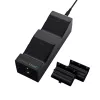 Trust GXT 250 Dvigubo įkrovimo stovelis Xbox Series X | S, USB, juodas