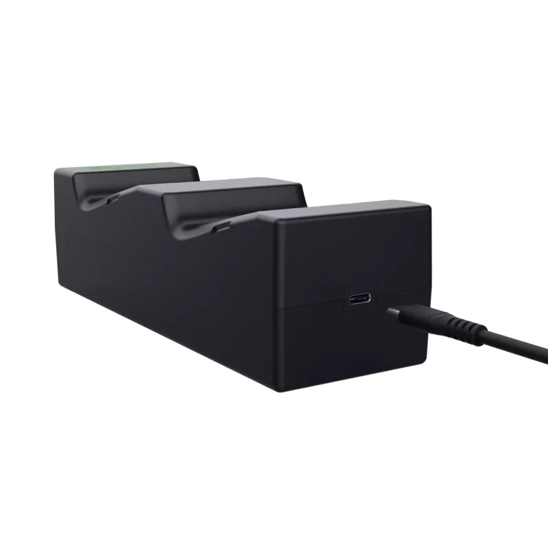 Trust GXT 250 Dvigubo įkrovimo stovelis Xbox Series X | S, USB, juodas
