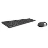 Rapoo 9850M belaidė klaviatūra ir pelė, RF / Bluetooth, QWERTZ vokiškas išdėstymas, pilka