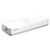 D-Link DES-1008C nevaldomas Fast Ethernet (10/100) komutatorius, 8 prievadai, stalinis, baltas