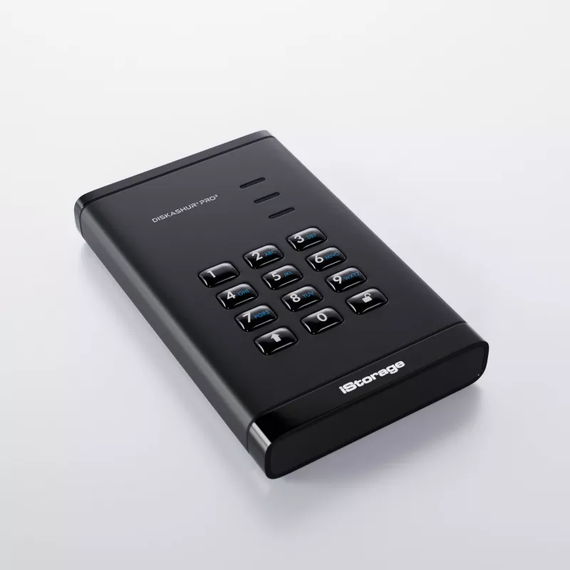 iStorage diskAshur PRO³ HDD 4TB – Saugus nešiojamas kietasis diskas